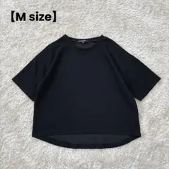 【Mサイズ】 レディース　Tシャツ　半袖　ブラック　さらさら　黒　無地　春夏