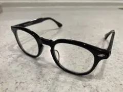 【美品】KANEKO OPTICAL 金子眼鏡 黒縁 ボスリントン 度なし
