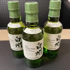 サントリー シングルモルトウイスキー 白州 180ml ミニボトル3本