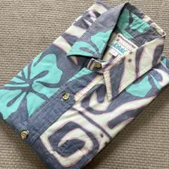 【美品】カハラ　KAHALA　アロハシャツ　プルオーバー　ハイビスカス