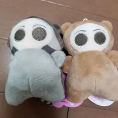 人類の半数がちいこになったMCぬいぐるみ　クマ　アライグマ　ナムコ限定