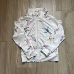 ハチドリ柄 水着用ラッシュガード サイズ80