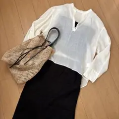 アバハウス　麻シャツ