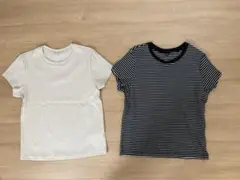 GU リブTシャツ 半袖シャツ　セット