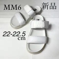 MM6 Maison Margielaマルジェラ ロゴ入り デザインサンダル