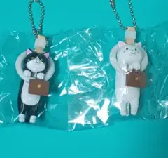 通勤ねこ　マスコットボールチェーン