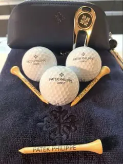 【極少・未使用品】PATEK PHILIPPE タオル / ゴルフボールセット