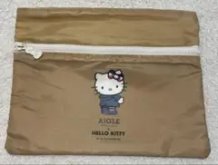 新品未使用　AIGLE ・ HELLO KITTY コラボポーチ