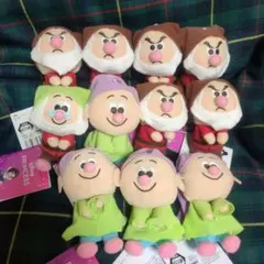 白雪姫　七人のこびと　マスコット　おこりんぼ　おとぼけ　せんせい　11個