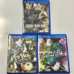 PS Vita ソフト3本 GOD EATER ペルソナ4 ダンガンロンパ