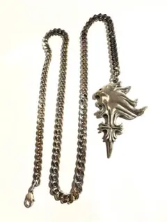 FF8 ブラックシルバーペンダント スコール ファイナルファンタジー 8 スコール ネックレス シルバー 925