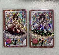 霊夢　2枚セット　カード　ハイカラさんver.