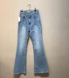 新品タグ付き　COULEURクレール／フレアデニム　サイズS