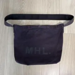 MHL. HEAVY COTTON CANVAS SHOULDER BAG