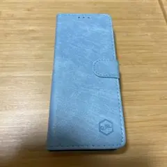 美品✨ GALAXY Z fold5 ライトブルー　手帳型ケース Android