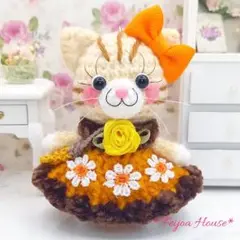 ☆あみぐるみドール☆ 猫　キジトラ　トラネコ　スコティッシュ　アメショー