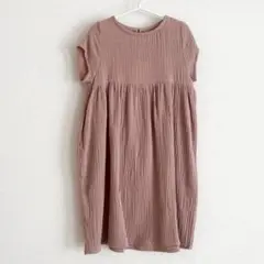 pairmanonペアマノン 半袖ワンピース 110 スモークピンク