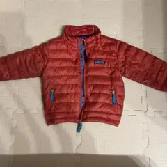patagonia 赤 ジップアップ ダウンコート 2T