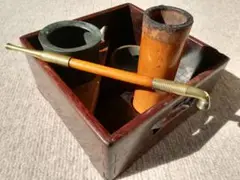 煙管u0026煙草箱 7点セット 骨董品