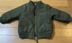 2459キッズ　ベビー　MA1 アウター　緑