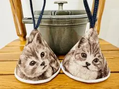 三角鍋つかみ★staub　ストウブ　ホーロー鍋★ミトン　鍋つかみ