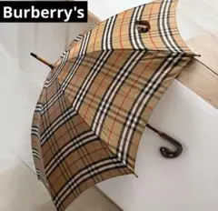 Burberry's☆バーバリーズ☆ノバチェック長傘 雨傘 日よけ 大きめ 人気