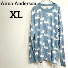 Anna Anderson 【XL】オーガニックコットン Tシャツ ロンＴ 長袖