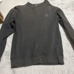 Stüssy ダークグレー クルーネック スウェット