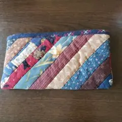 パッチワークキルティングポーチ