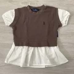 EASTBOY イーストボーイ　重ね着風　チュニック　トップス　ワンピース　80