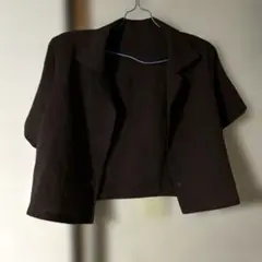 GU 襟付きショート丈シャツ