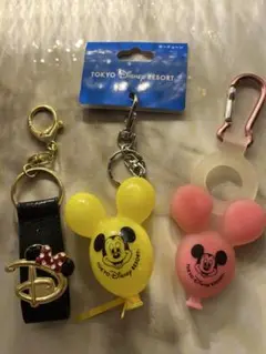 ディズニー　キーホルダー　セット
