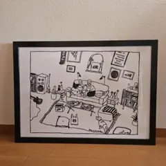 ニシクボサユリ ポスター(フレーム付き)