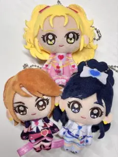 プリキュア　ふわキュンマスコット　3体セット