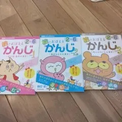 絵でおぼえるかんじ 2～6さい 3冊セット