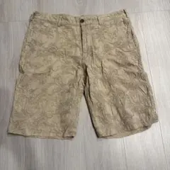 CIAOPANIC ベージュ柄入りショートパンツ L