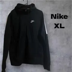 Nike XL ブラック フルジップパーカー