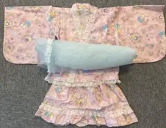 浴衣　ドレス浴衣　サンリオ　セパレート　キッズ　キキララ　女の子　100