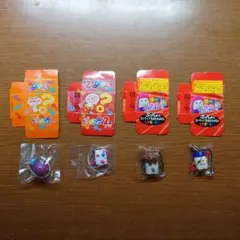 ぷっちょワールドキーホルダーストラップ4個セット