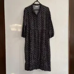 HEART MARKET ネイビー花柄ワンピース　フリーサイズ