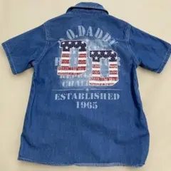 DaddyOhDaddy デニム半袖シャツ