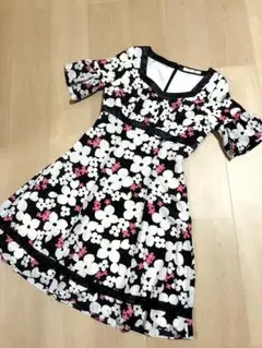 Pinky Girls LUX ピンキーガールズリュクスワンピース　レトロ柄