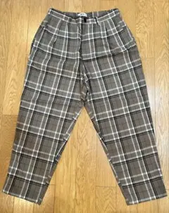WEGO チェック柄パンツ　スラックス