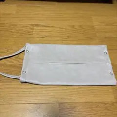 アフタヌーンティーライトグレー合成皮革ティッシュボックス