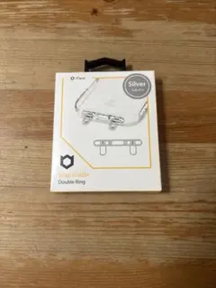 iFace Strap Holder Double Ring シルバー