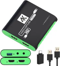 キャプチャーボード HDMI 4K パススルー対応 Switch対応 1080P