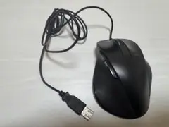 ELECOM M-XGL10UBSK 有線マウス 右手用 Lサイズ ブラック