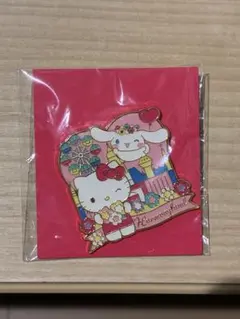 ハーモニーランド　ピンバッジ　ハローキティ　シナモロール