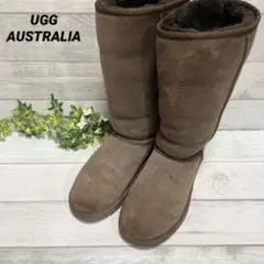UGG AUSTRALIA アグ オーストラリア ムートンロングブーツ24.0