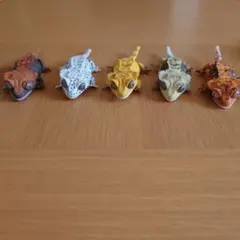 クレスレッドゲッコーフィギュア 5体セット